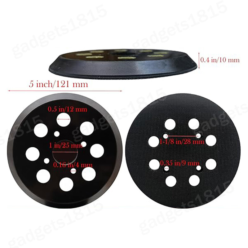 1pc 5" 8 Hole Hook&Loop Sanding Sander Pad for Craftsman 315112180 315279870 gallery