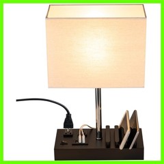Upgraded 3 USB Table Lamp with 2 USB A & C Charging Ports, Bedside Desk Lamp …