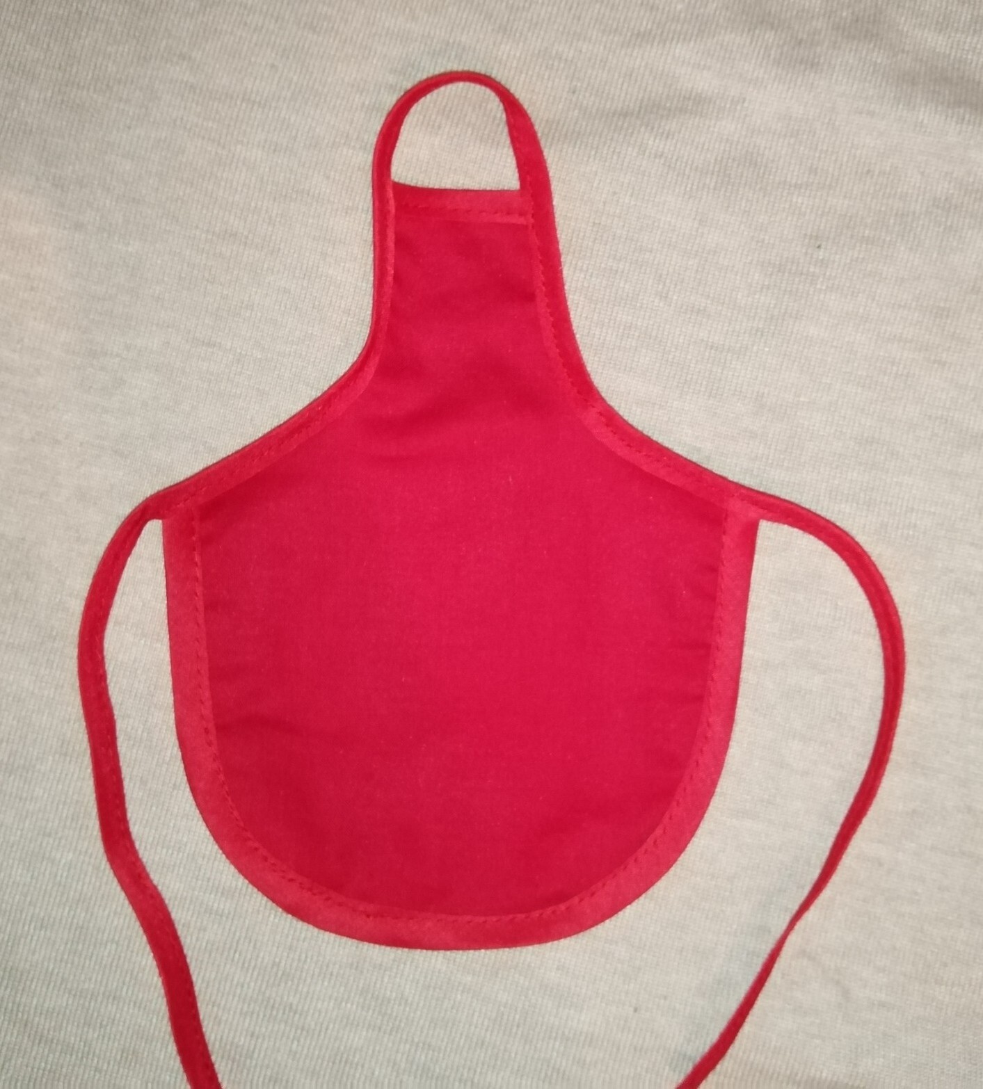 Solid Red / Solid Color Cotton Fabric- Decorative Soap Bottle Dish Apron 1PC gallery
