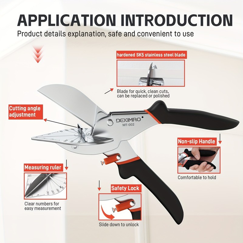 Adjustable Angle Cutter - Ideal for Plastic, Wood, DIY, and Home Improvement gallery