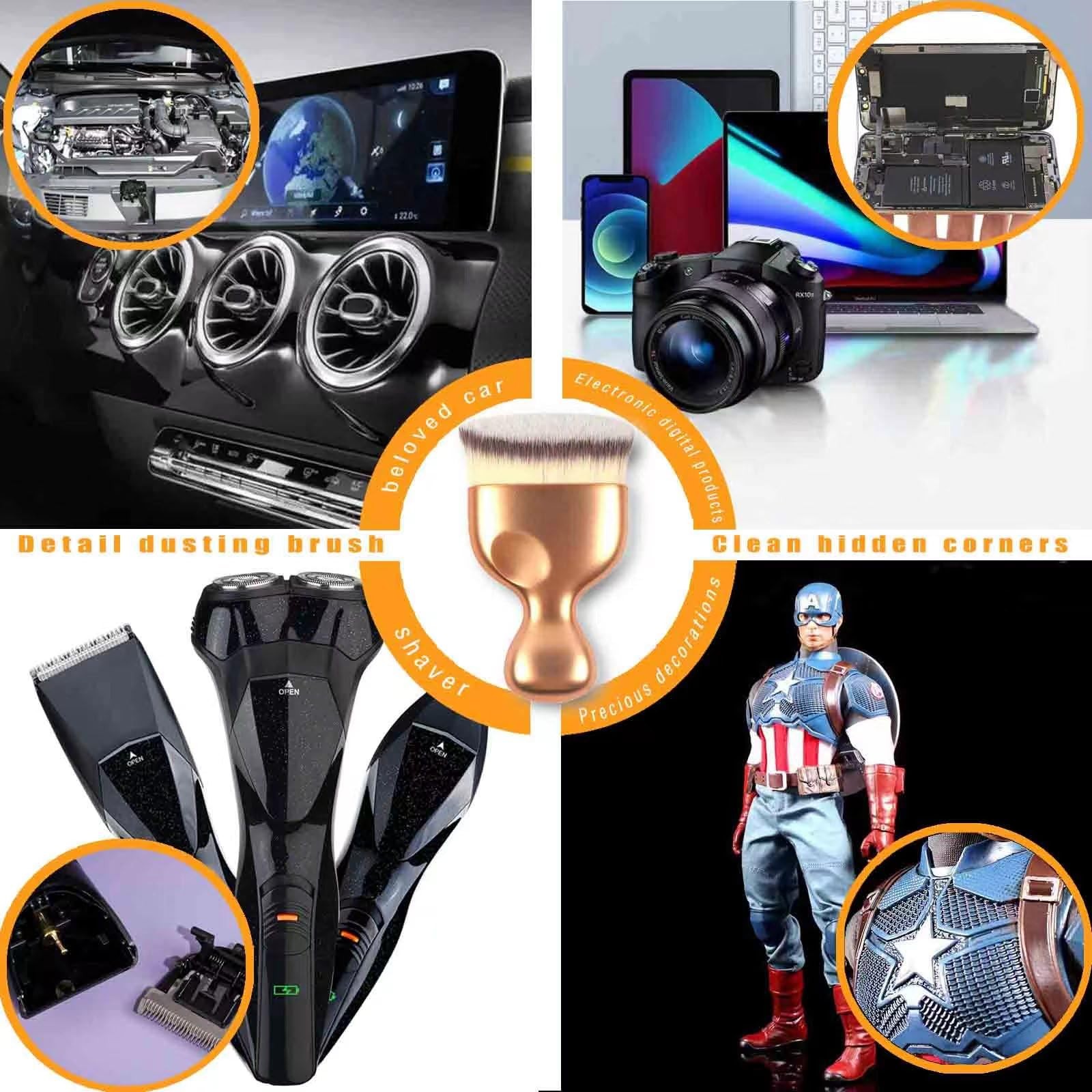 Car Interior Dusting Brush Auto Dust Sweeping Soft Brush Automotive Mini Dust... gallery
