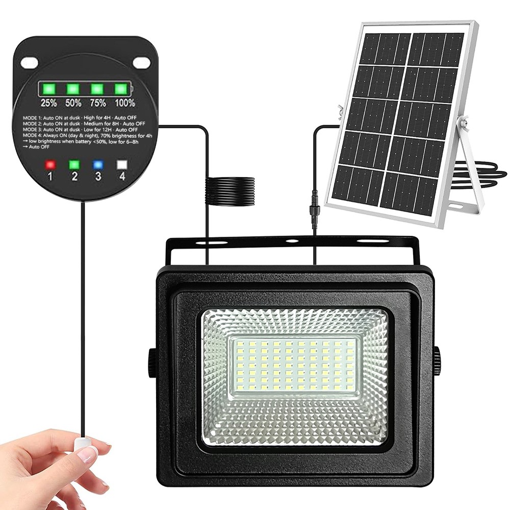 70LED Solar Pendant Light Outdoor Indoor Solar Powered Shed Light Pull Switch gallery
