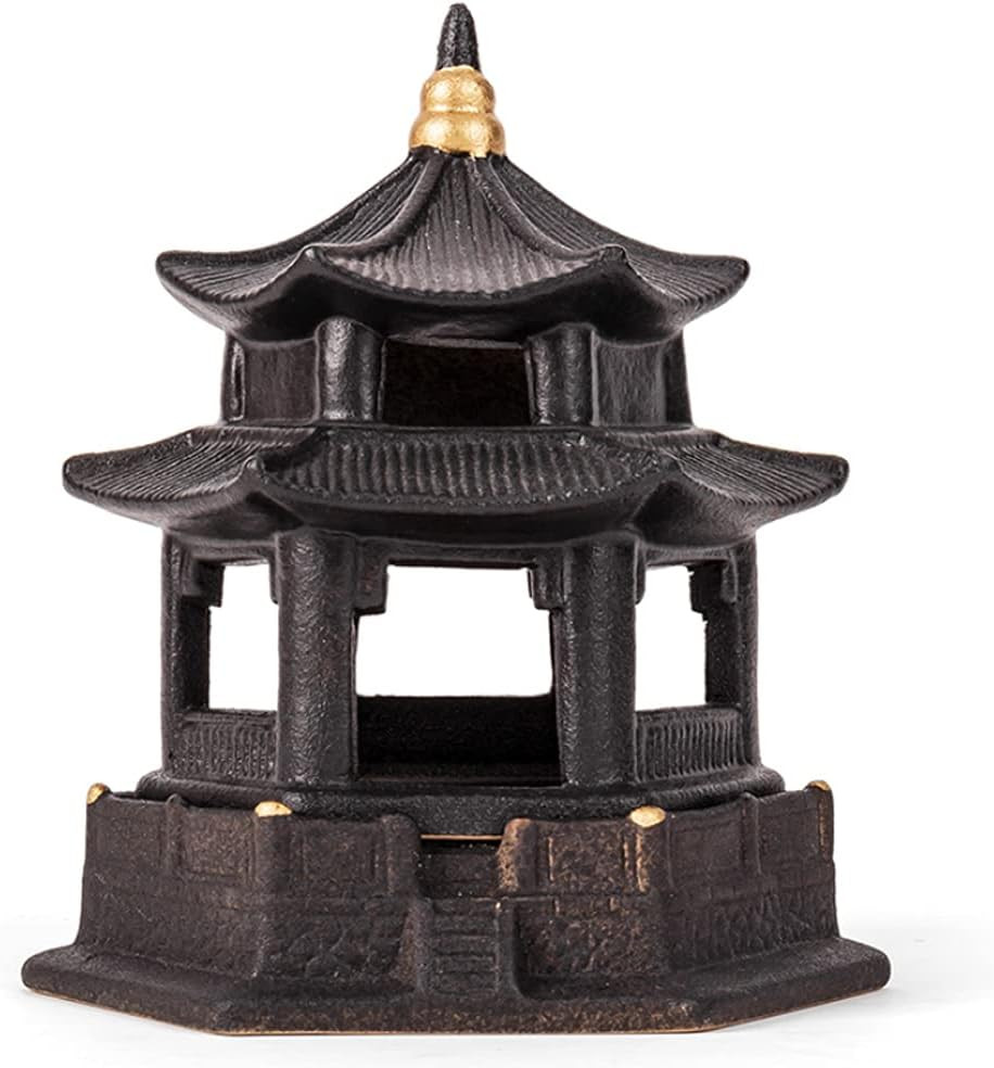 Mini Pagoda Lantern Stand - Asian Garden Decor - Japanese Decor Incense Burner - gallery