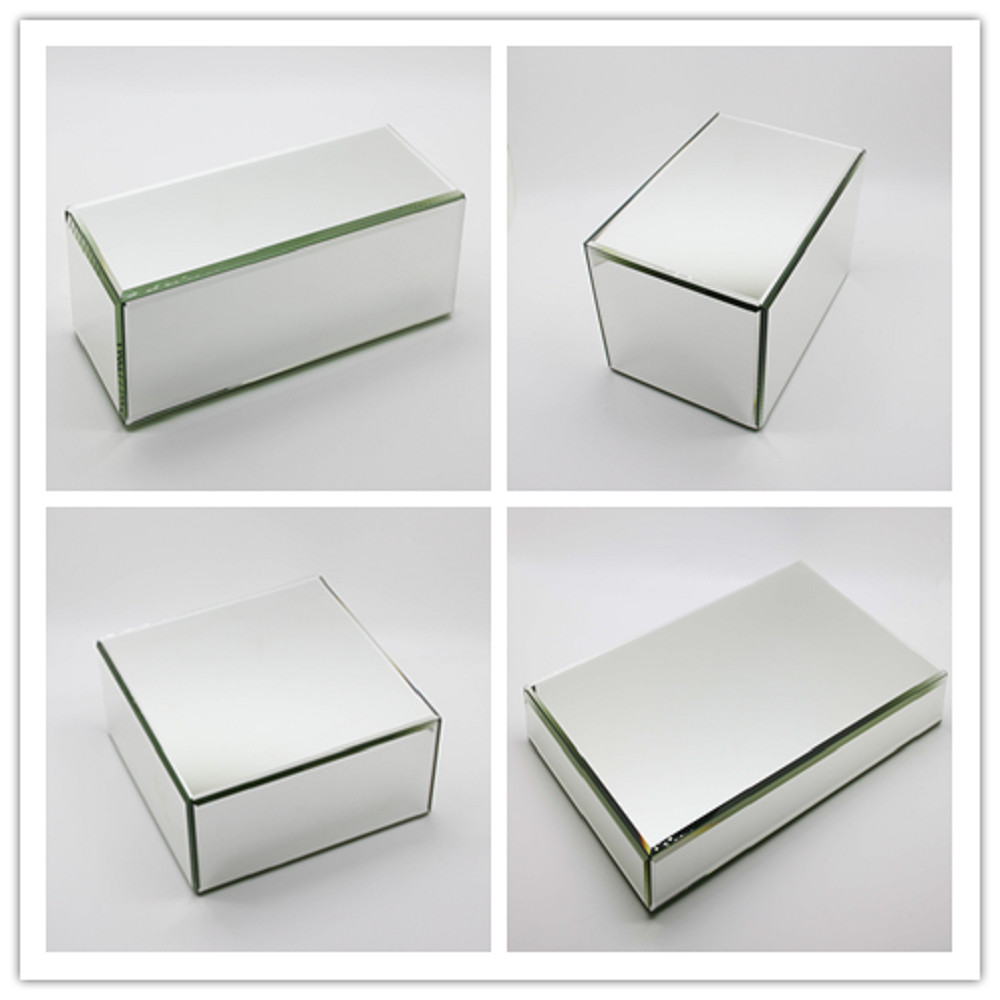 Glass Mirror Riser Mirror Platform Pedestal Display Window Riser Prop Riser