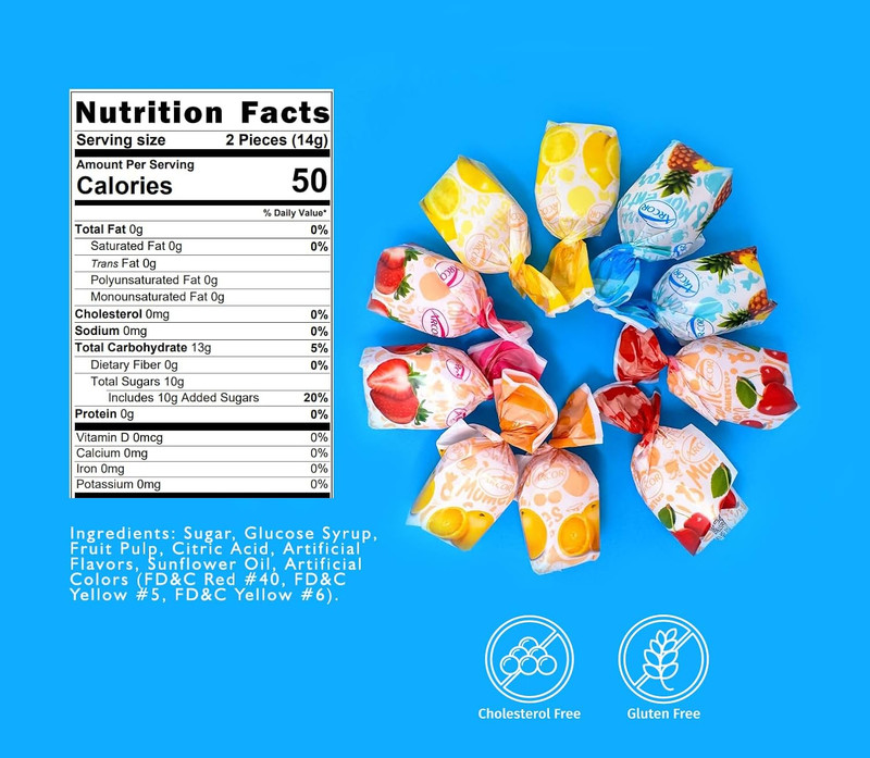 Fruit Filled Assorted Bon Hard Candy, 2 Lb gallery