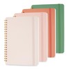 DMSVK 4 PCS Small Spiral Notebook 5x7, 5x7 inches, white，green，orange，pink gallery