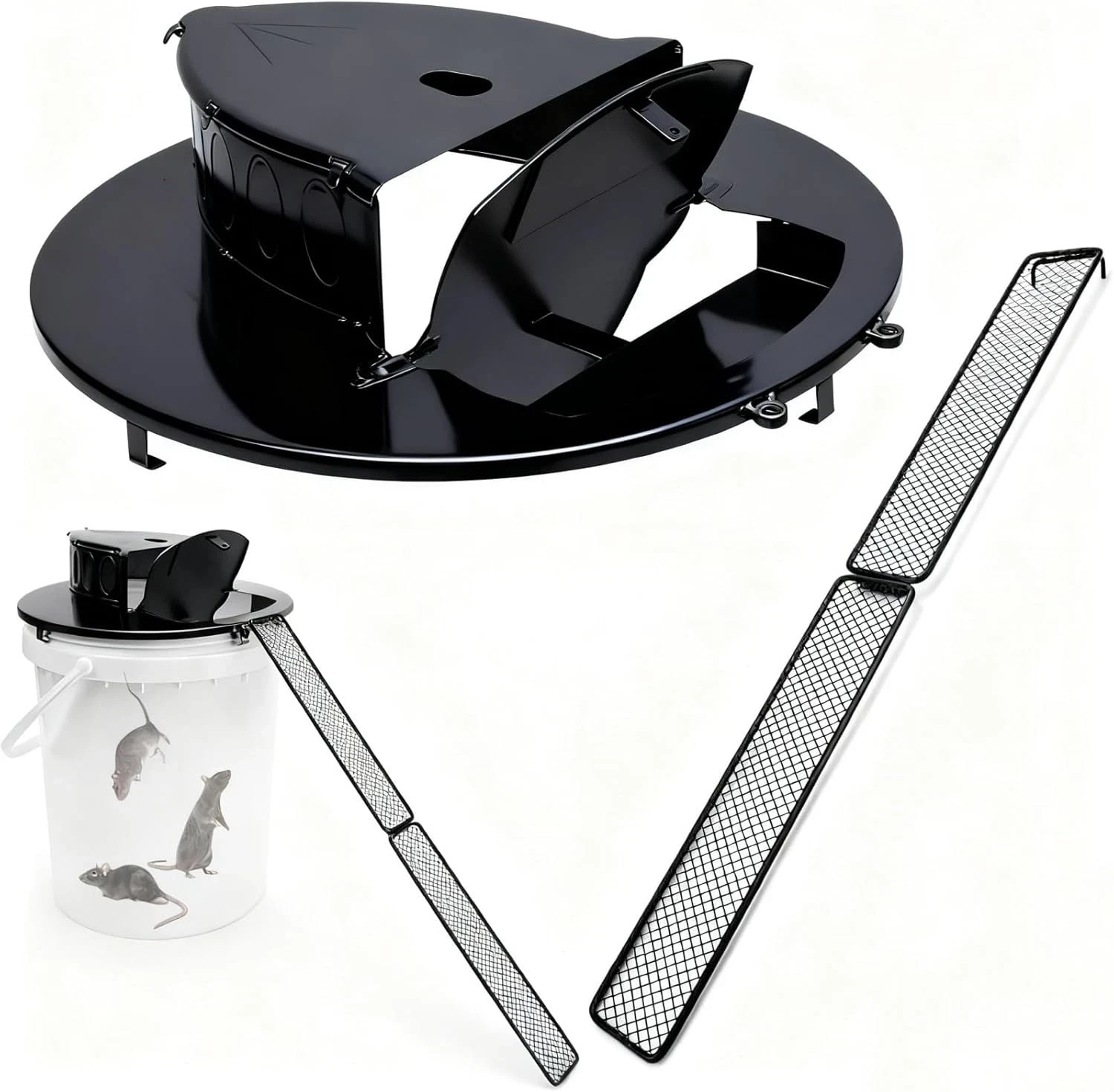 Bucket Lid Mouse Trap Metal 5 Gallon Bucket Lid, Strong Material That Will Not D gallery