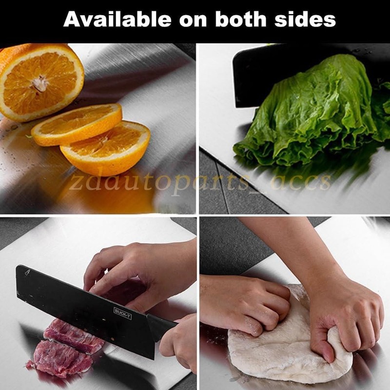 Titanium Cutting Board for Kitchen, Stainless Non Stick Chopping Board, Upgrade gallery