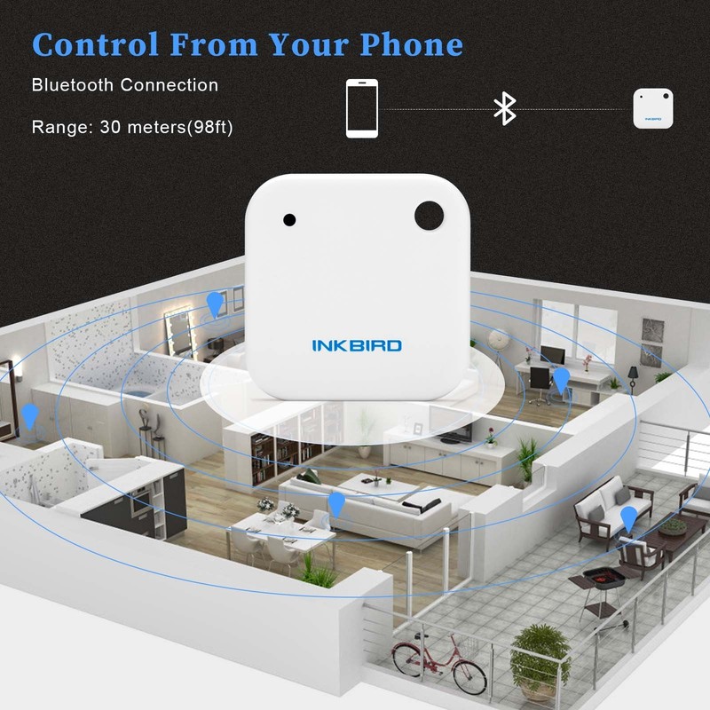 Inkbird Wifi Temperature Control Thermostat Heating Cooling Metal Probe C/F APP gallery