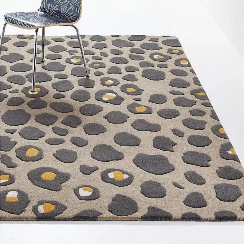 Hand-Tufted Its Trending Hand Med Carpet 100% Soft Wool kitchen Study Room gallery