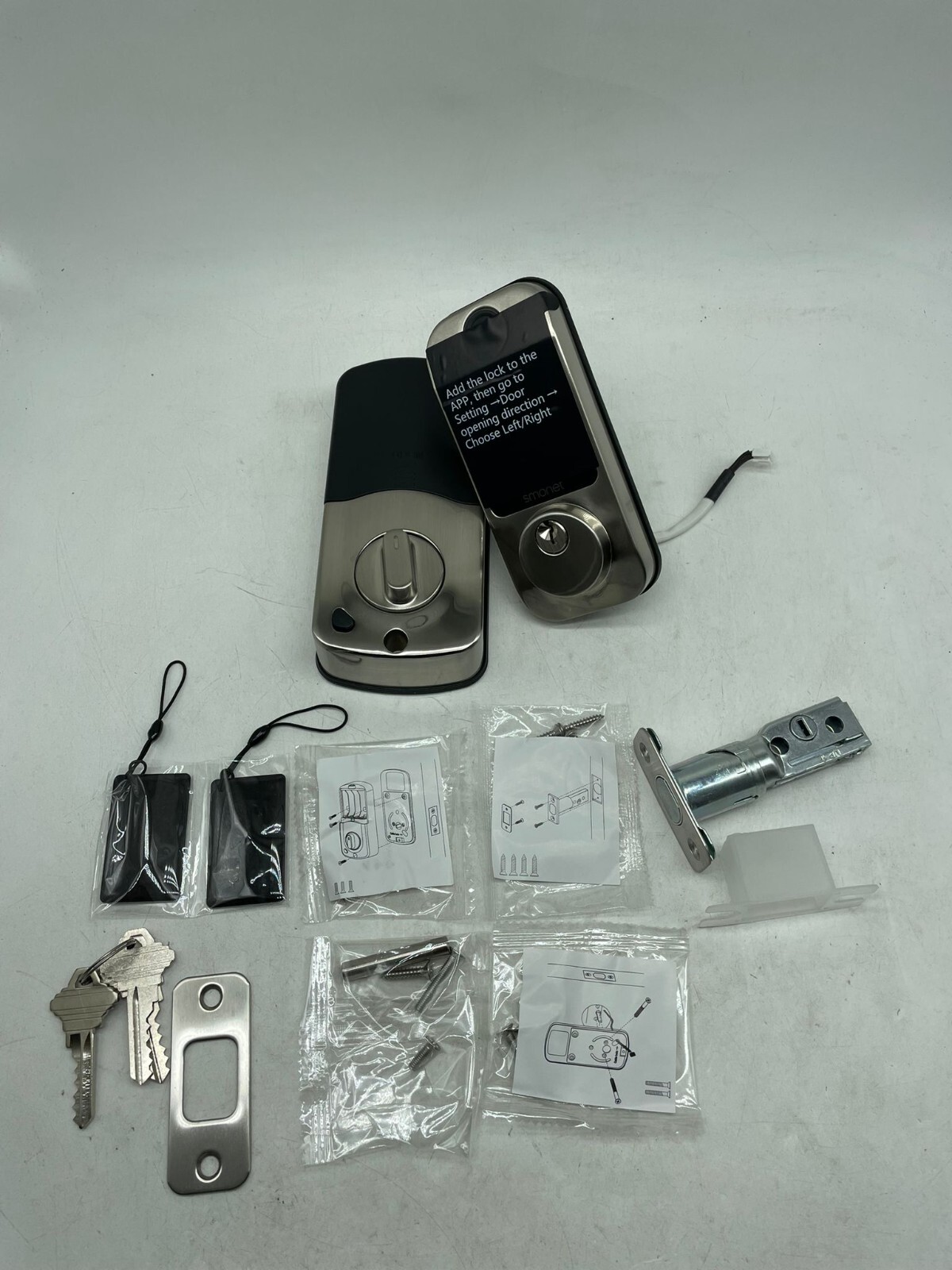 Smart WiFi Door Lock Deadbolt: SMONET Keyless Enrty Front Door Alexa Fingerprint gallery