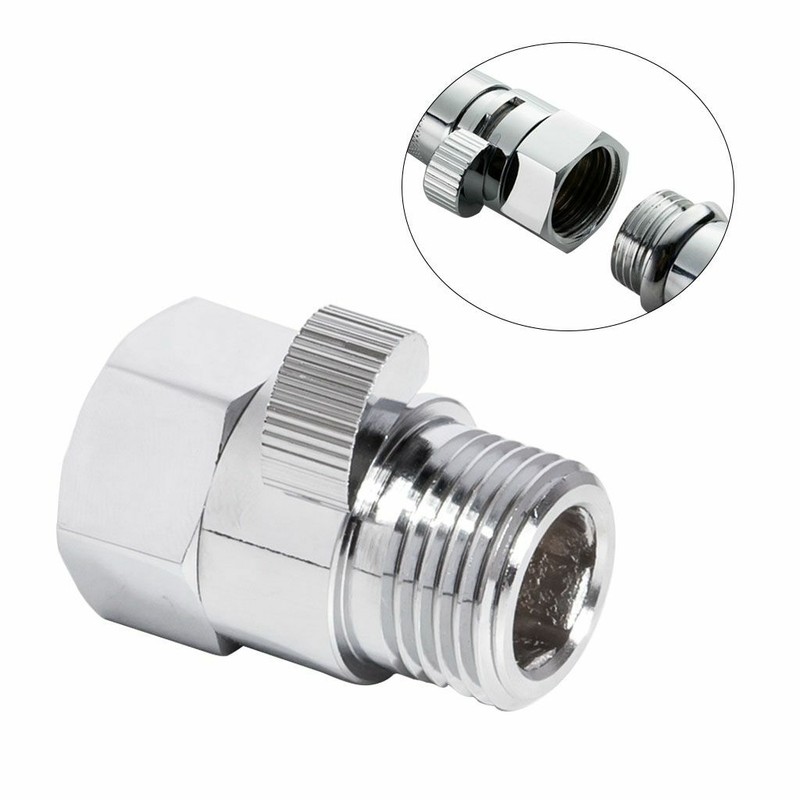 1/2/5/6PCS G1/2" Flow Quick Control Shut-OFF Valve Shower Head Hand Water Saver gallery
