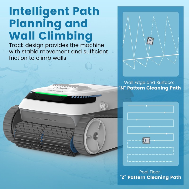 120Min ARROBO Cordless Robotic Pool Cleaner for Inground & Above Ground Pool gallery