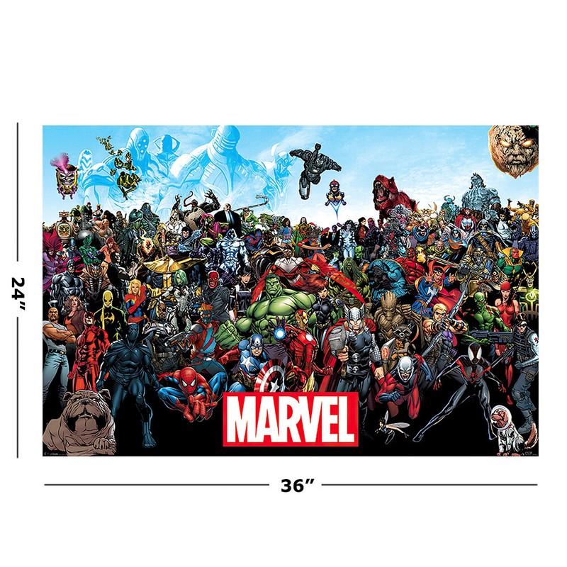 The Marvel Comics Universe - Comic Poster / Print (All Characters) gallery