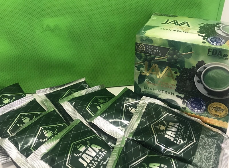 JAVA Instant Green Coffee Moringa & Other Ingredients Powder Drink Mix Mild gallery