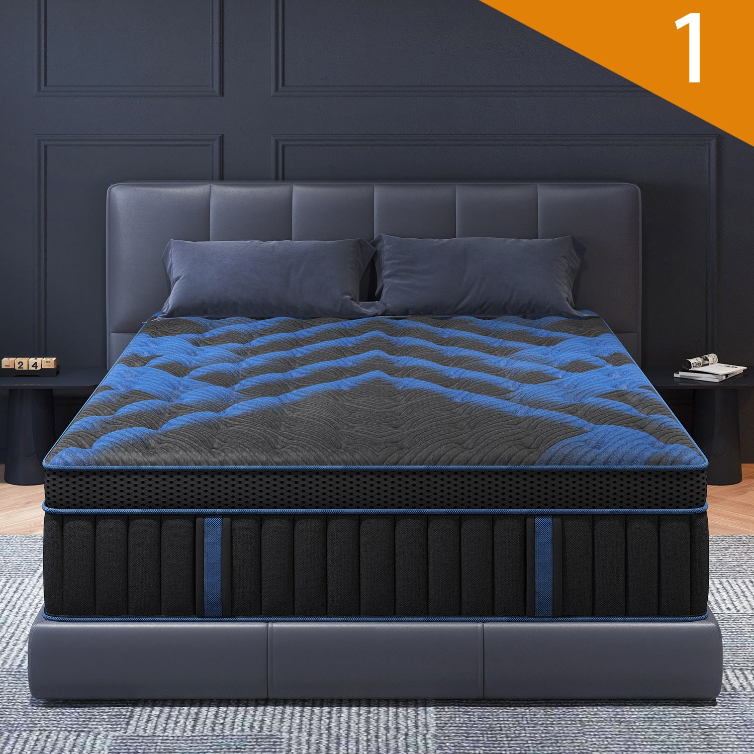 12" 14"Gel Memory Foam Hybrid Spring Mattress Twin Full Queen King Bed in A Box gallery