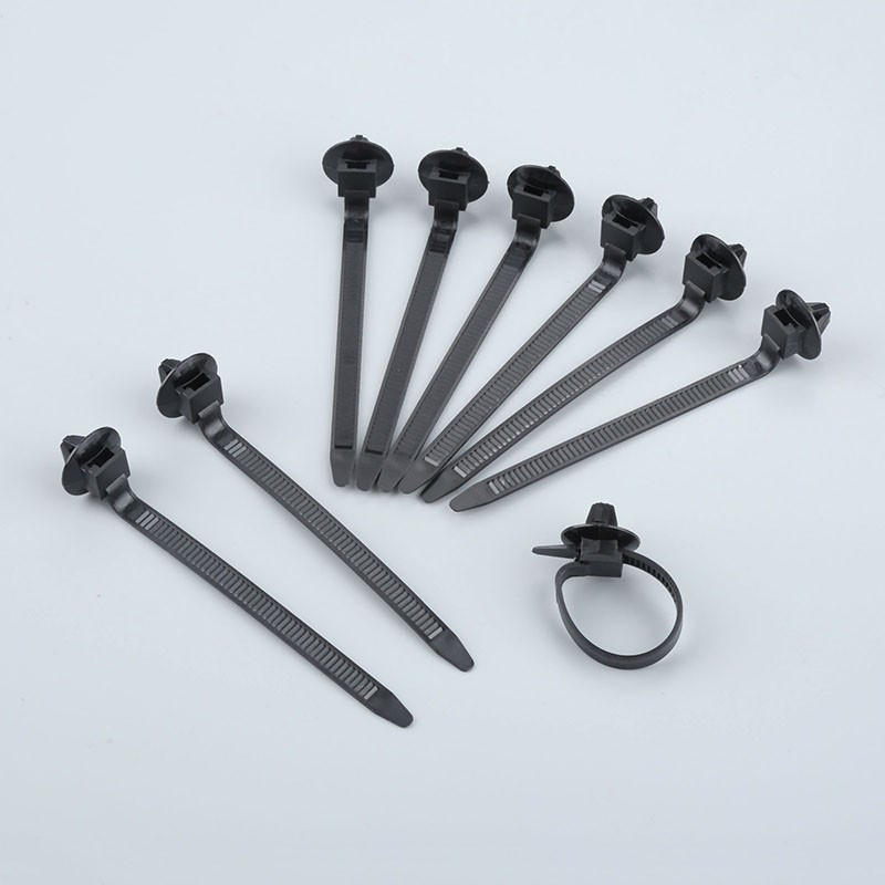 Nightosun Universal Nylon Push Mount Clips Plastic Ties for Home Or Garden Use gallery