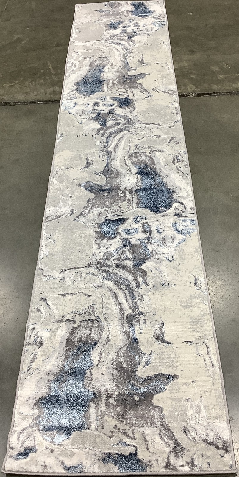 GREY BLUE 2'-0" x 10'-0" Broken Thread Rug, Reduced Price 1172684138 ALA277F-210 gallery