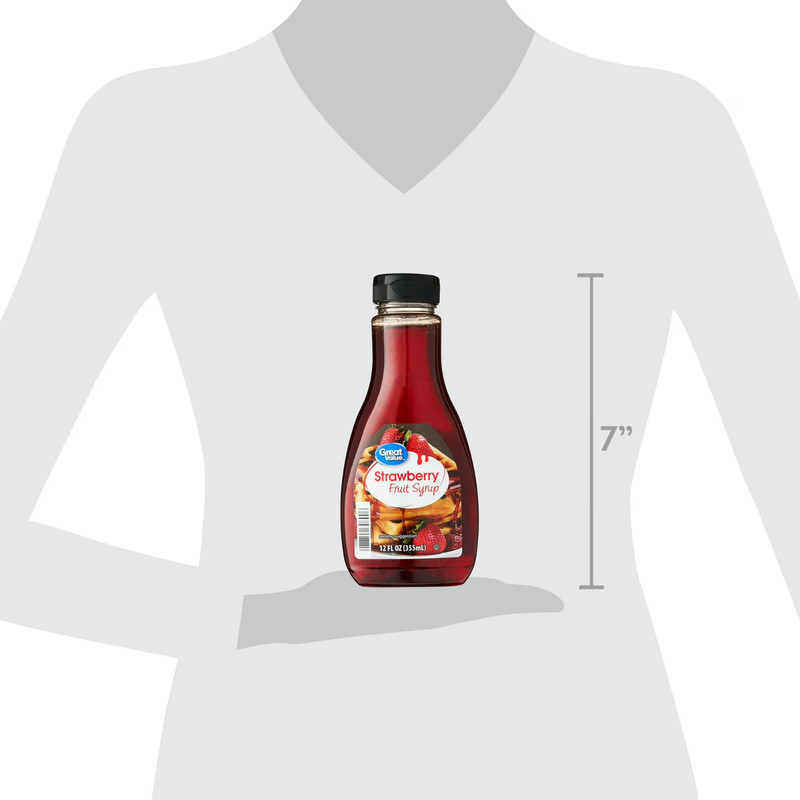 (2 pack) Great Value Strawberry Fruit Syrup, 12 fl oz gallery