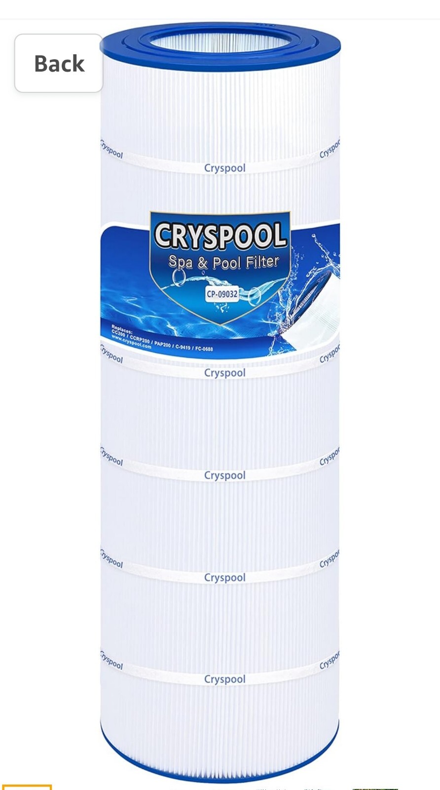 Pool Filter Compatible with Clean & Clear 200, CC200, PAP200, R173217,... gallery
