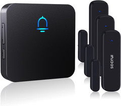 Door Chime, Wireless Door Chimes When Door Open Entry for Business/Home/Office/S