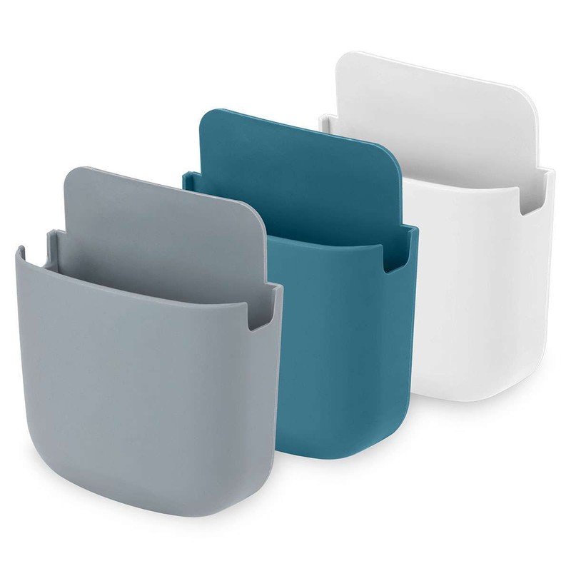 Wall Mounted Remote Control Holder Hole Free Pen Storage Box Hanging Organizer gallery