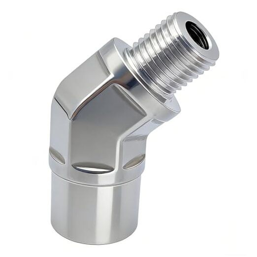 Forged 36L Stainless Steel Pipe Fitting, 45 Degree 1/8" Mnpt x 1/8" Fnpt 1 gallery