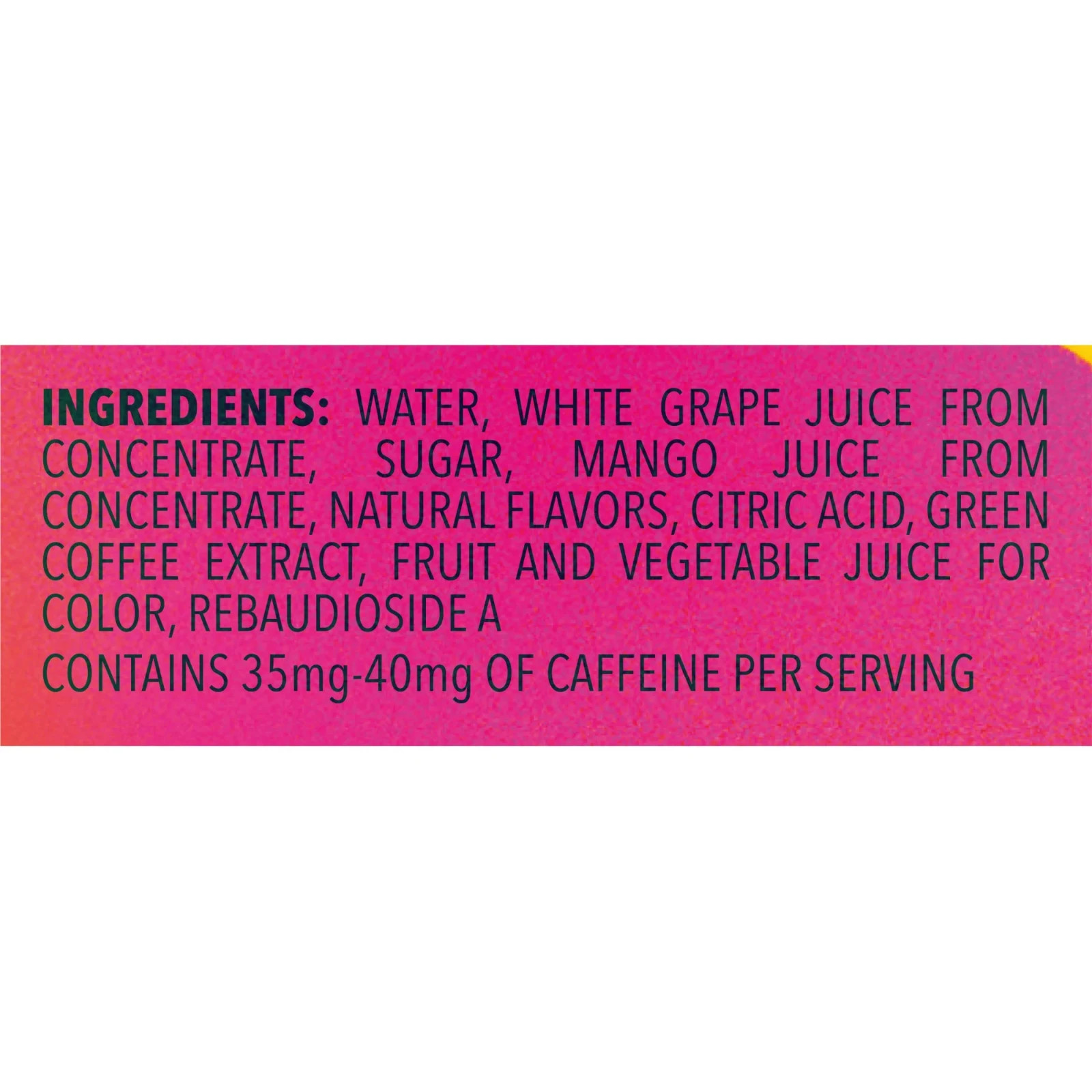 Starbucks Refreshers Concentrate Mango Dragonfruit,Refreshing Drink,32 fl oz. gallery