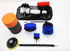 Ultimate Drill Brush Set 23 Piece Multi-Purpose Deep Cleaning kit for Home/Auto