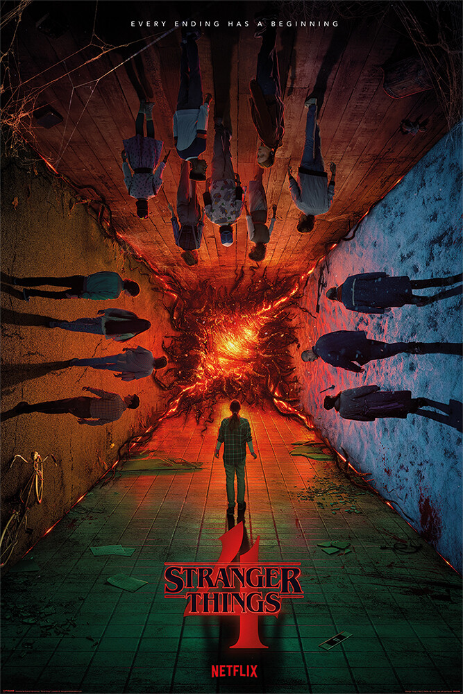 Stranger Things 4 - TV Show Poster (Season 4 - Regular Style 1) (Size: 24 x 36") gallery