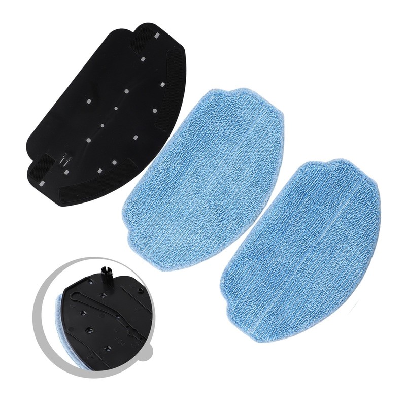 Long lasting Mop Bracket and Microfiber Pads for MAMNV BR150 BR151 Robot Vacuum gallery