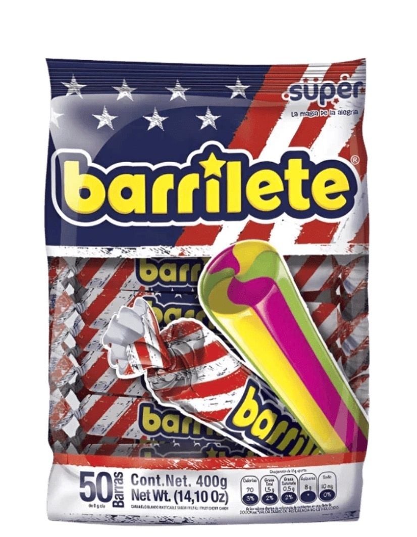 3 back combo Barrilete Fruit Chewy Candy 400g Bag (50 Count) gallery