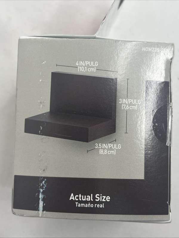 Command Display Ledges Holds up to 2 lb, Slate, Ledges with 8 Medium Strips gallery