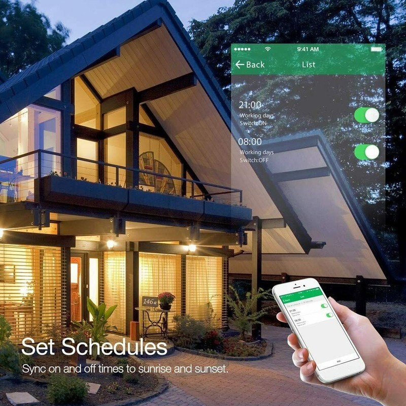 Smart WiFi Touch Switch with Glass Panel Compatible Alexa Google Tuya App Timer gallery