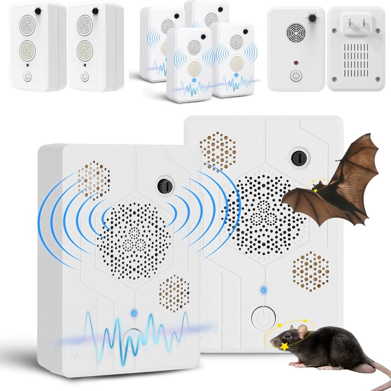 2/4Pack Ultrasonic Bat Repellent Devices Bat Fortress Exclusion Repeller Device gallery