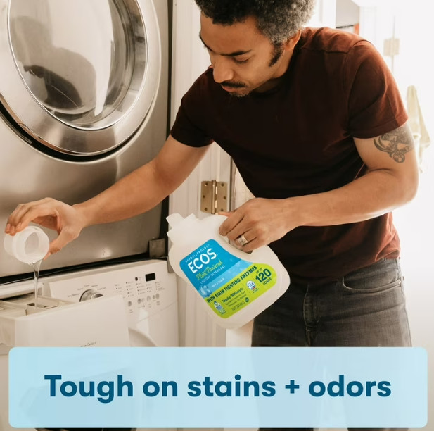 ECOS Hypoallergenic Free & Clear Laundry Detergent 120 Loads110oz Sensitive Skin gallery