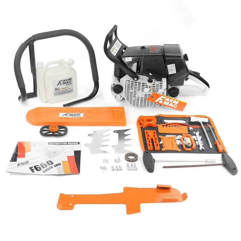 92cc Gas Chainsaw Power Head Compatible with MS660 G660 for Milling Wood No Bar gallery