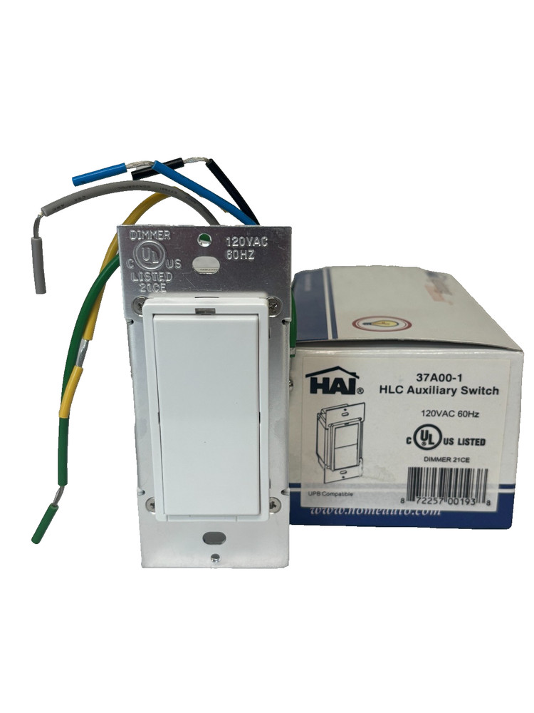 HAI 37A00-1, Auxiliary Switch - White - New in Box!
