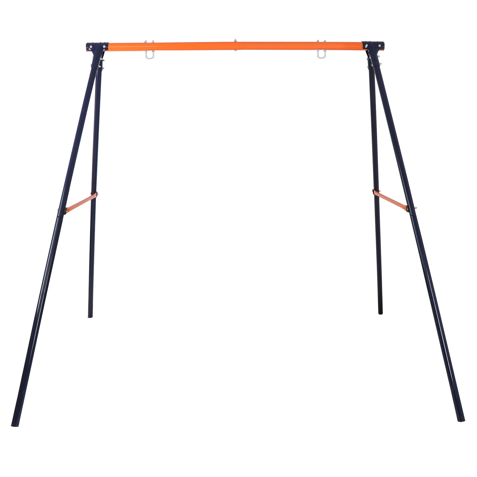 Powder-Coated Steel Swing Set Frame Stand Weatherproof MAX 220 LBs Kids gallery