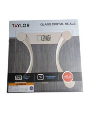 Taylor Precision Products Instant Read 400-lb Capacity Glass Digital Scale New