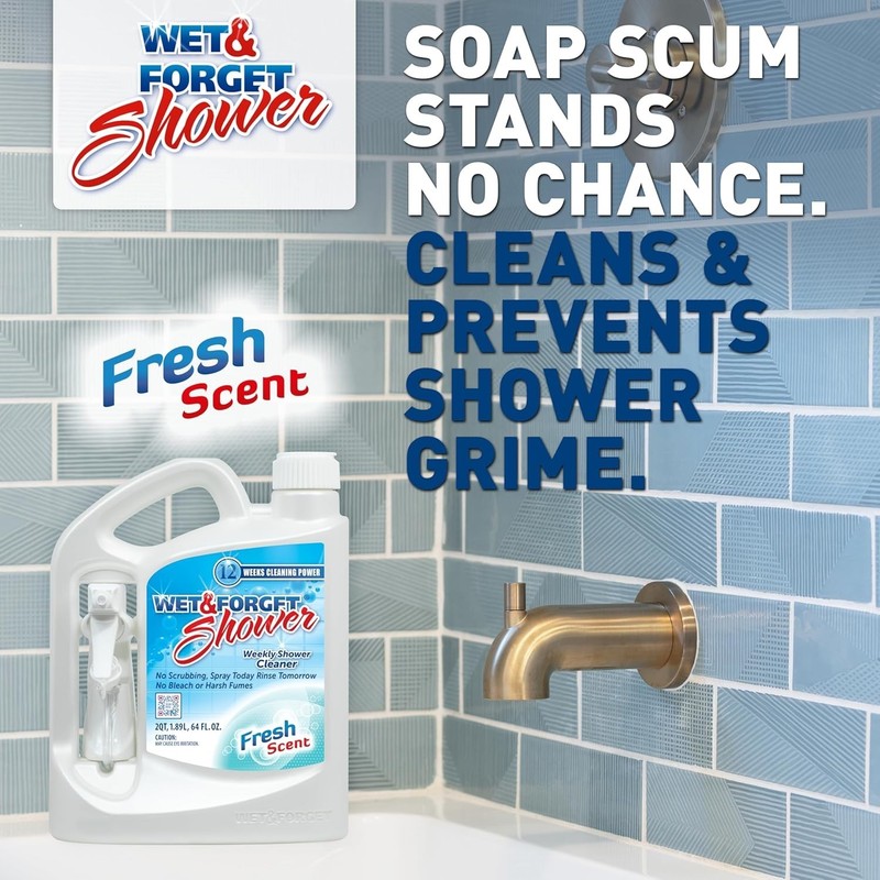 Shower Cleaner Spray Multi-Surface Weekly Application Requires No Scrubbing, ... gallery
