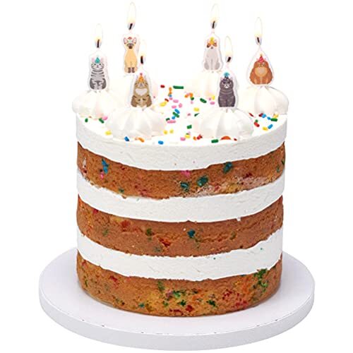 Birthday Party Cats Kittens Shaped Cake Candles - 6 pc gallery