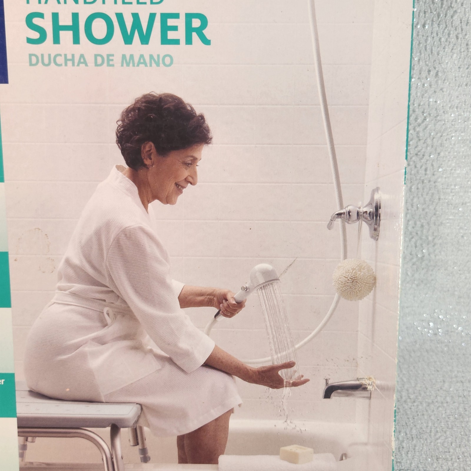 Medline Handheld Shower With Extra-Long 84" Hose Also Good For Bathing Pets NEW gallery