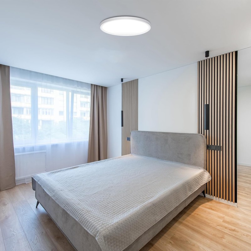 2Pack LED Flush Mount Ceiling Light 24W Ultra Thin Round White 3000k 4000k 6500k gallery