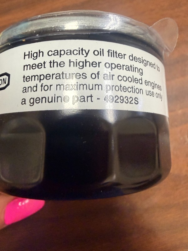 Briggs & Stratton 2-1/4" Oil Filter - 492932S gallery
