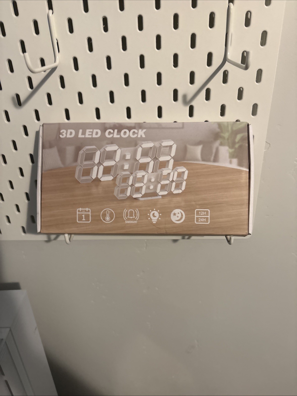 LED 3D Digital Clock with USB Power and Remote Control gallery