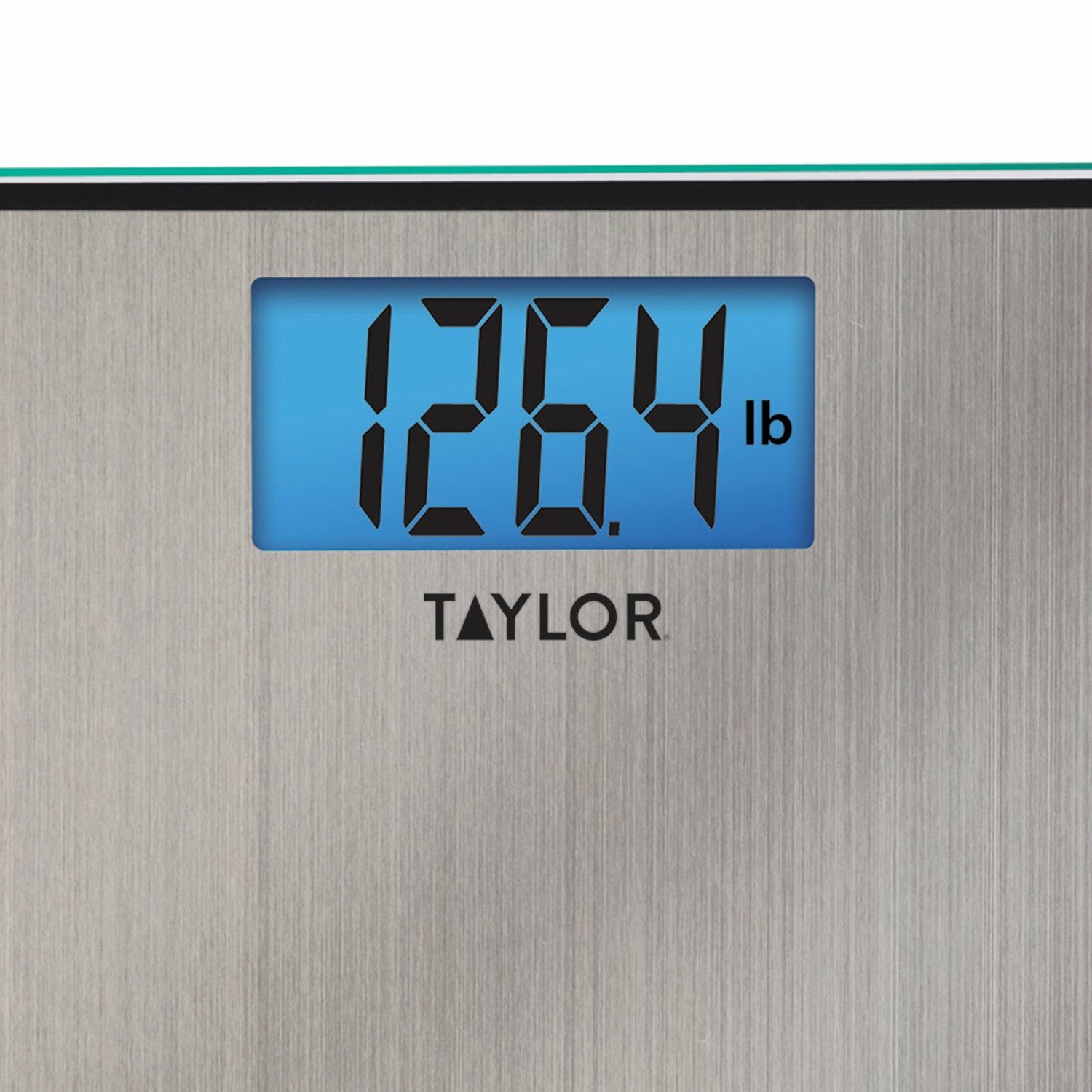 Taylor Precision Prod. 74074102 Easy-to-Read 400lb S.Steel Bathroom Scale gallery
