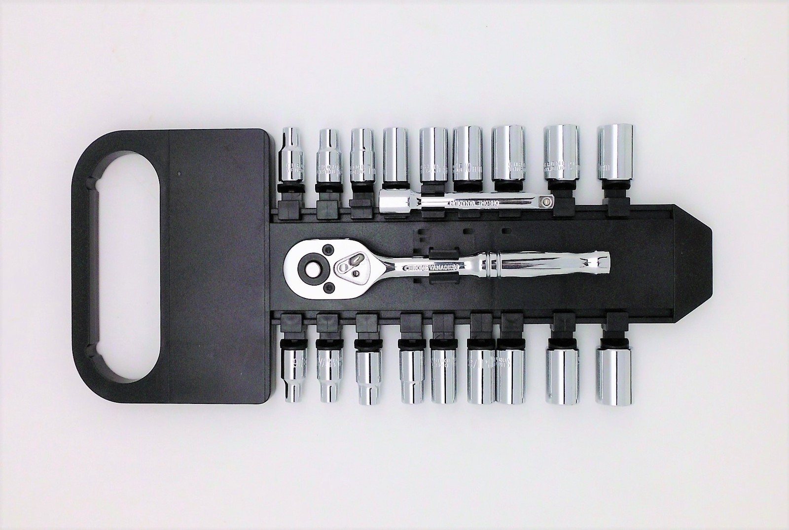 20 PC Drive 1/4" Socket Wrench Set - SAE & Metric - H11-002A gallery