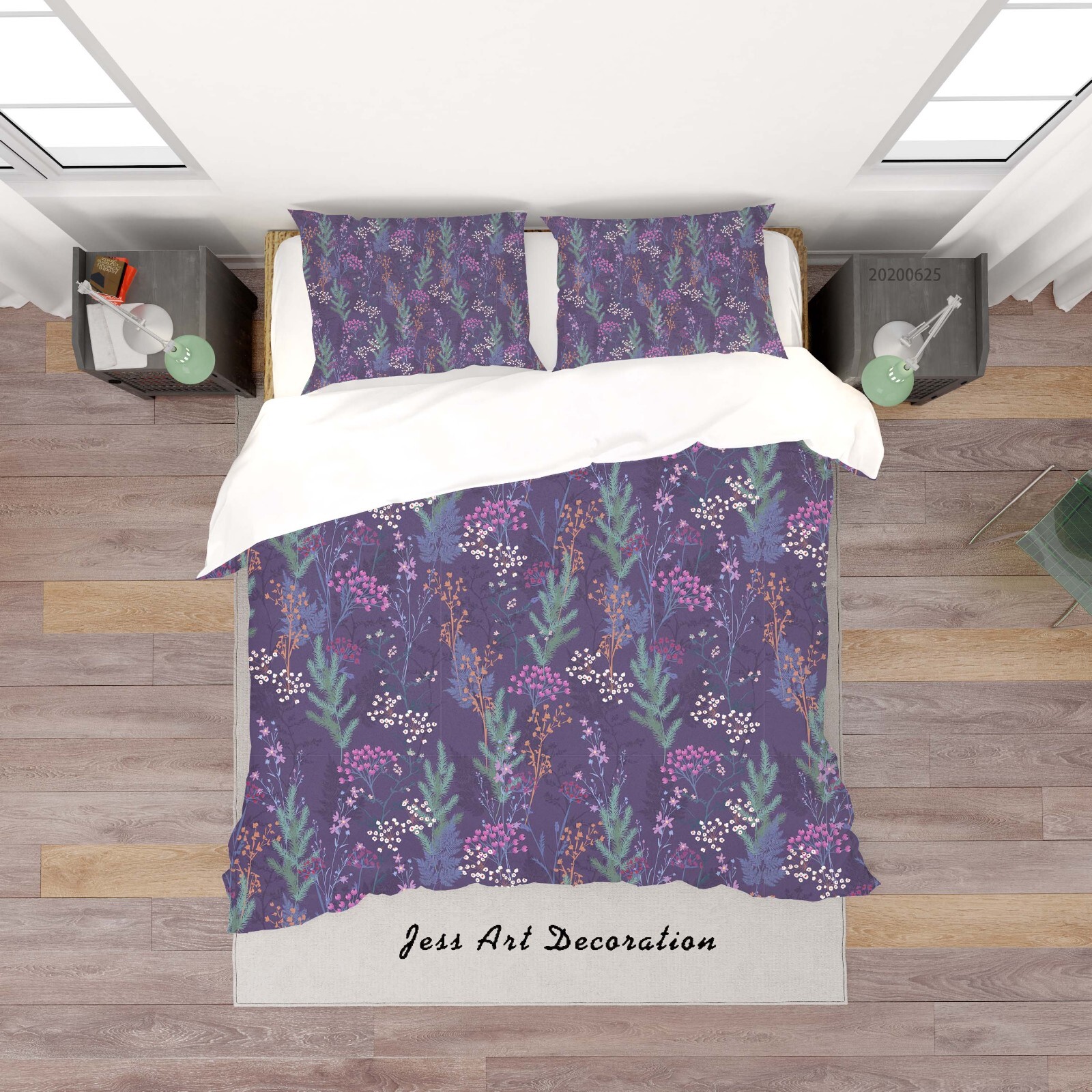 3D Leaves Floral Pattern Colorful Quilt Cover Set Bedding Sets Pillowcases 64 gallery