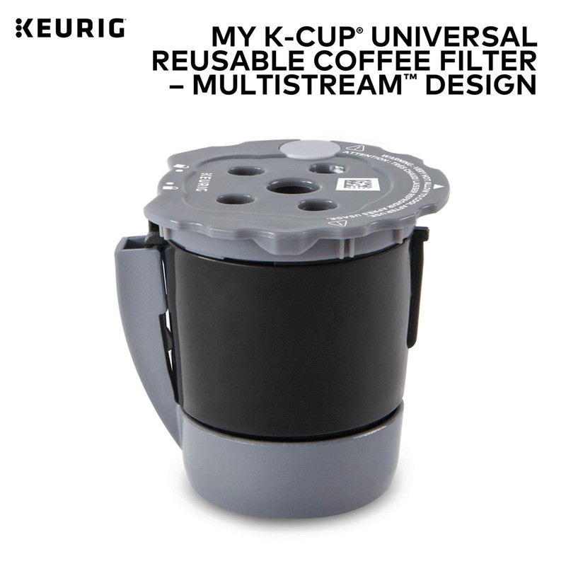My K-Cup Universal Reusable Filter MultiStream Technology - Gray Packaging May gallery